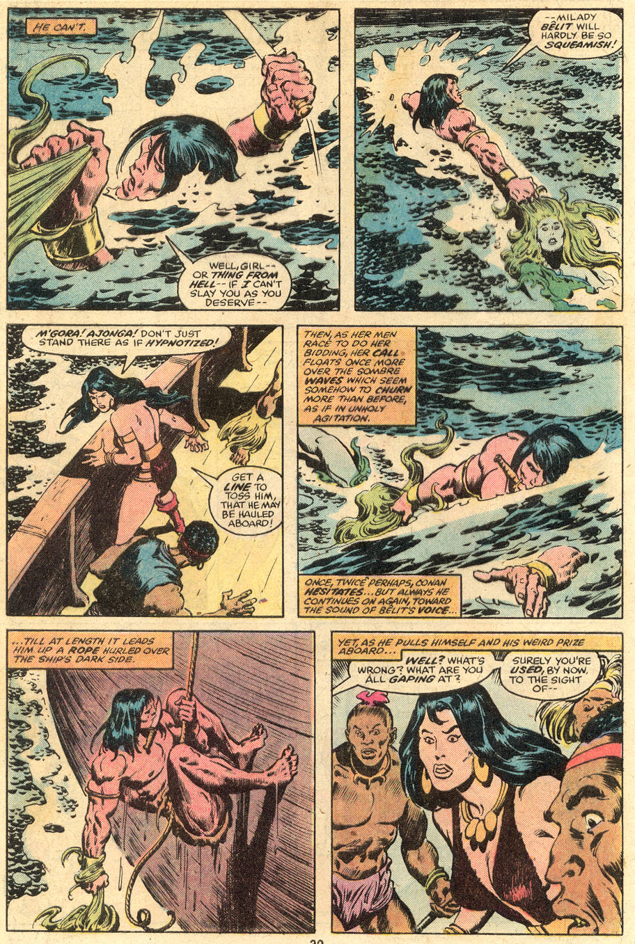 Read online Conan the Barbarian (1970) comic -  Issue #98 - 17