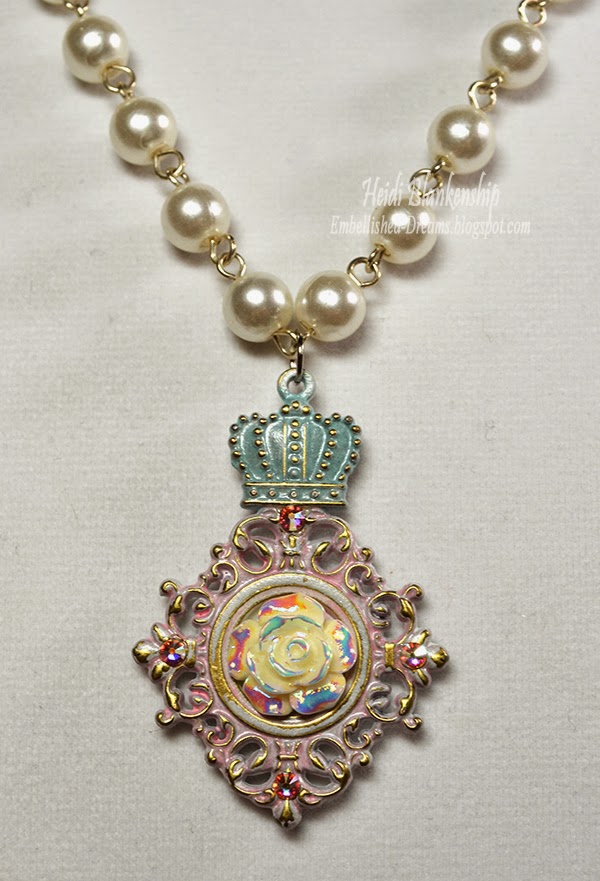 Embellished Dreams Royal Medallion Necklace Spellbinders and A