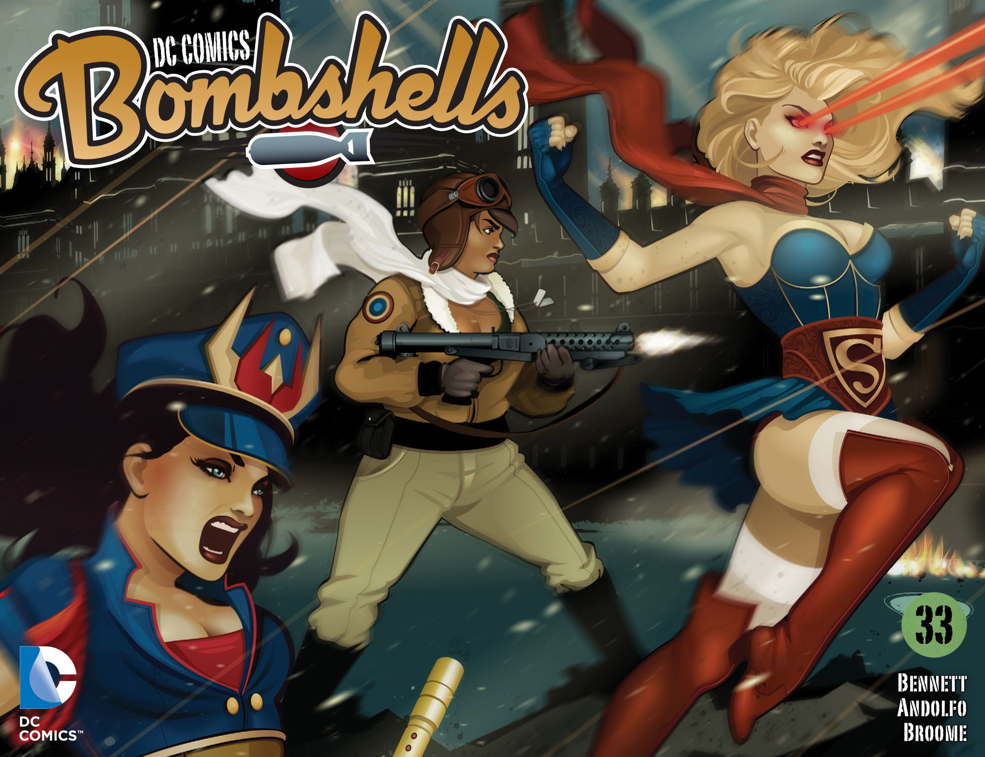 Read online DC Comics: Bombshells comic -  Issue #33 - 1