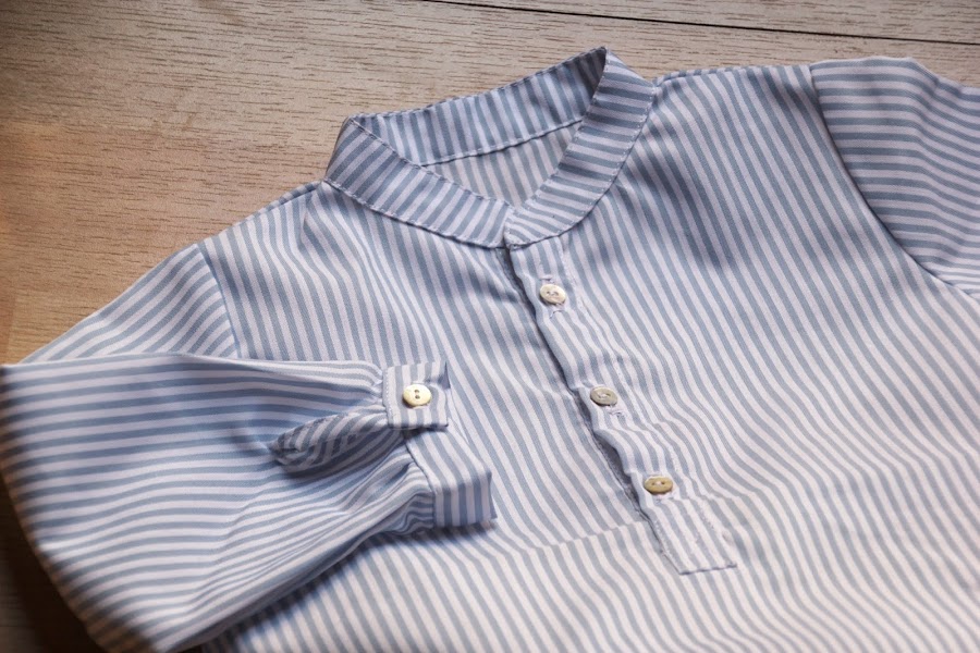 DIY Cómo hacer camisa-body para bebé (patrones gratis) blog costura y diy