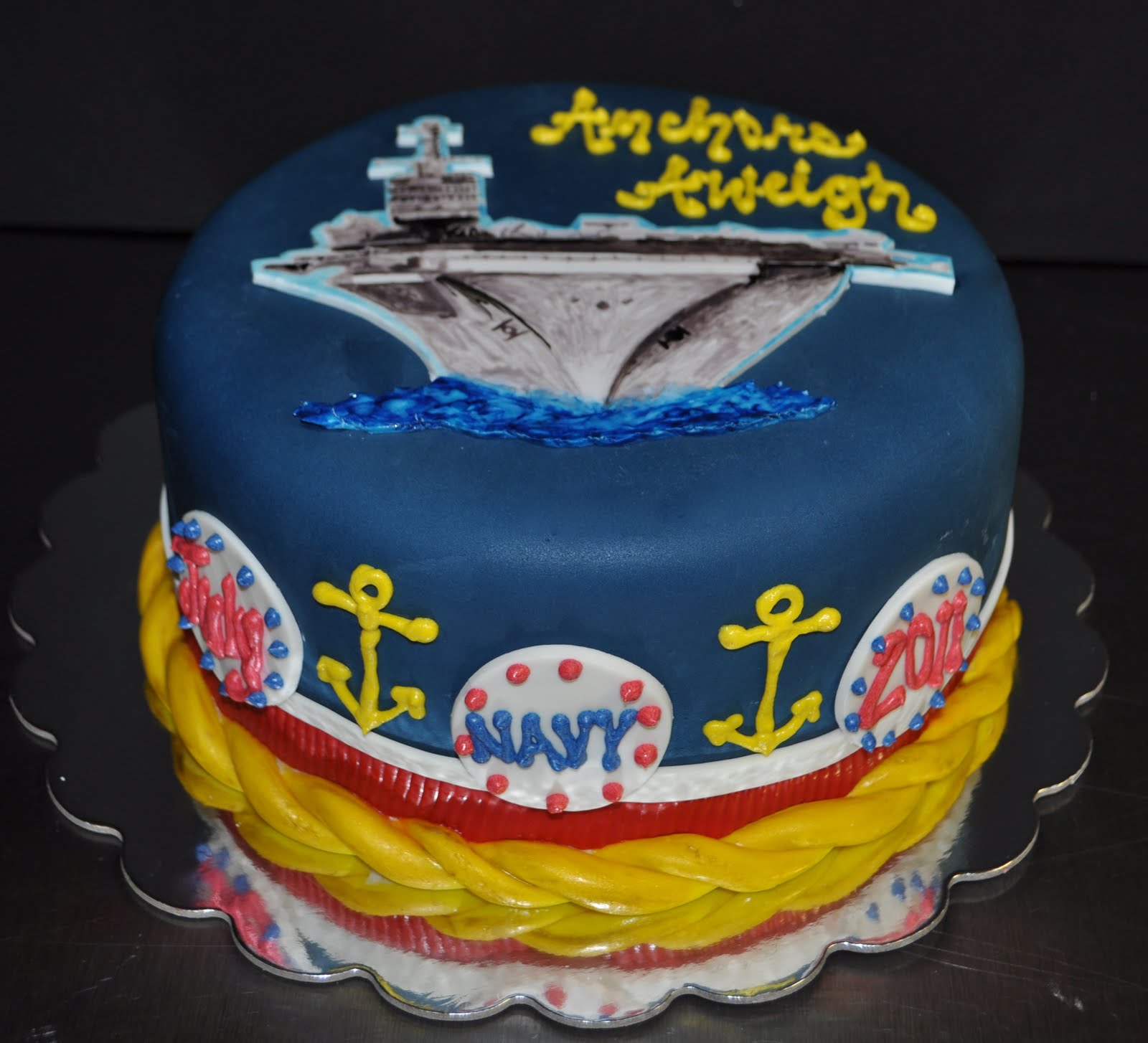 Leah's Sweet Treats: Navy Cake