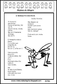 Poesia o mosquito escreve e dengue Poesia o mosquito escreve e dengue