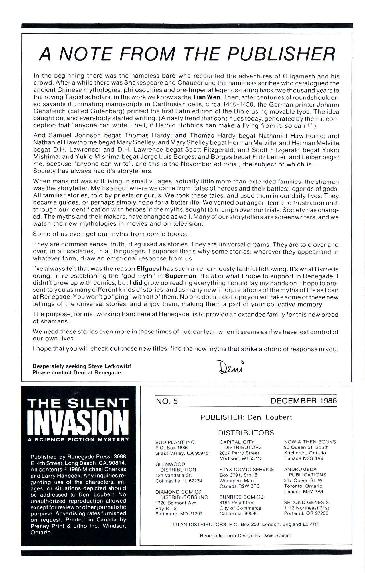 Read online Silent Invasion comic -  Issue #5 - 2