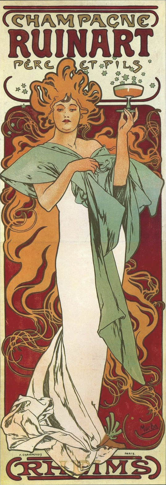 Chocolat Masson Spring Alphonse Mucha Reproduction Art Nouveau Poster Print NEW