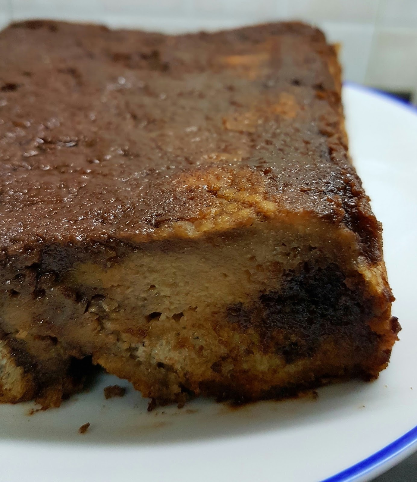 Cocina Basica y Fresca PUDIN DE PAN CON CHOCOLATE Y CARAMELO. CBF