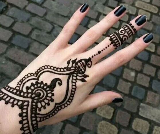 Motif Henna Tangan Sederhana Dengan Motif Hena Bunga Henna Tato