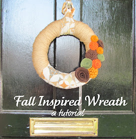 The Lung Family: Tutorial Tuesday: Fall Inspired Wreath