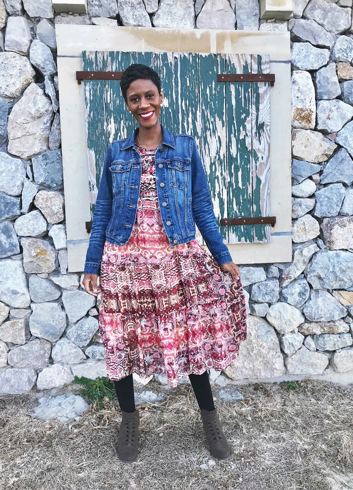 Restyling My Summer Dress For Fall Greatness Restyling My Summer Dress For Fall Greatness