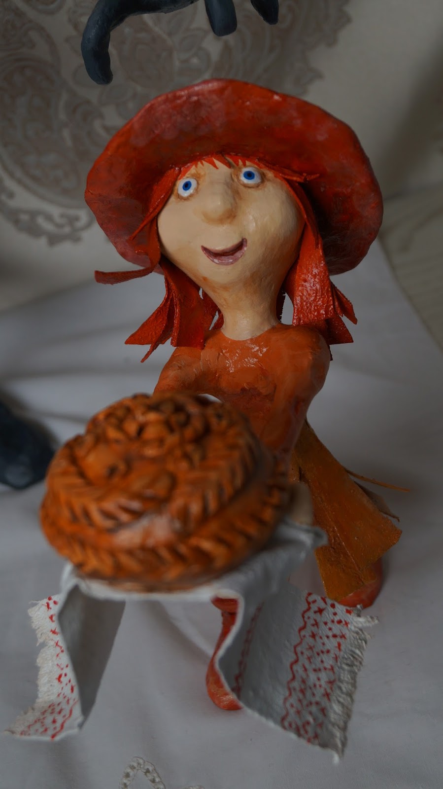 Картинки красной шапочки из пластилина