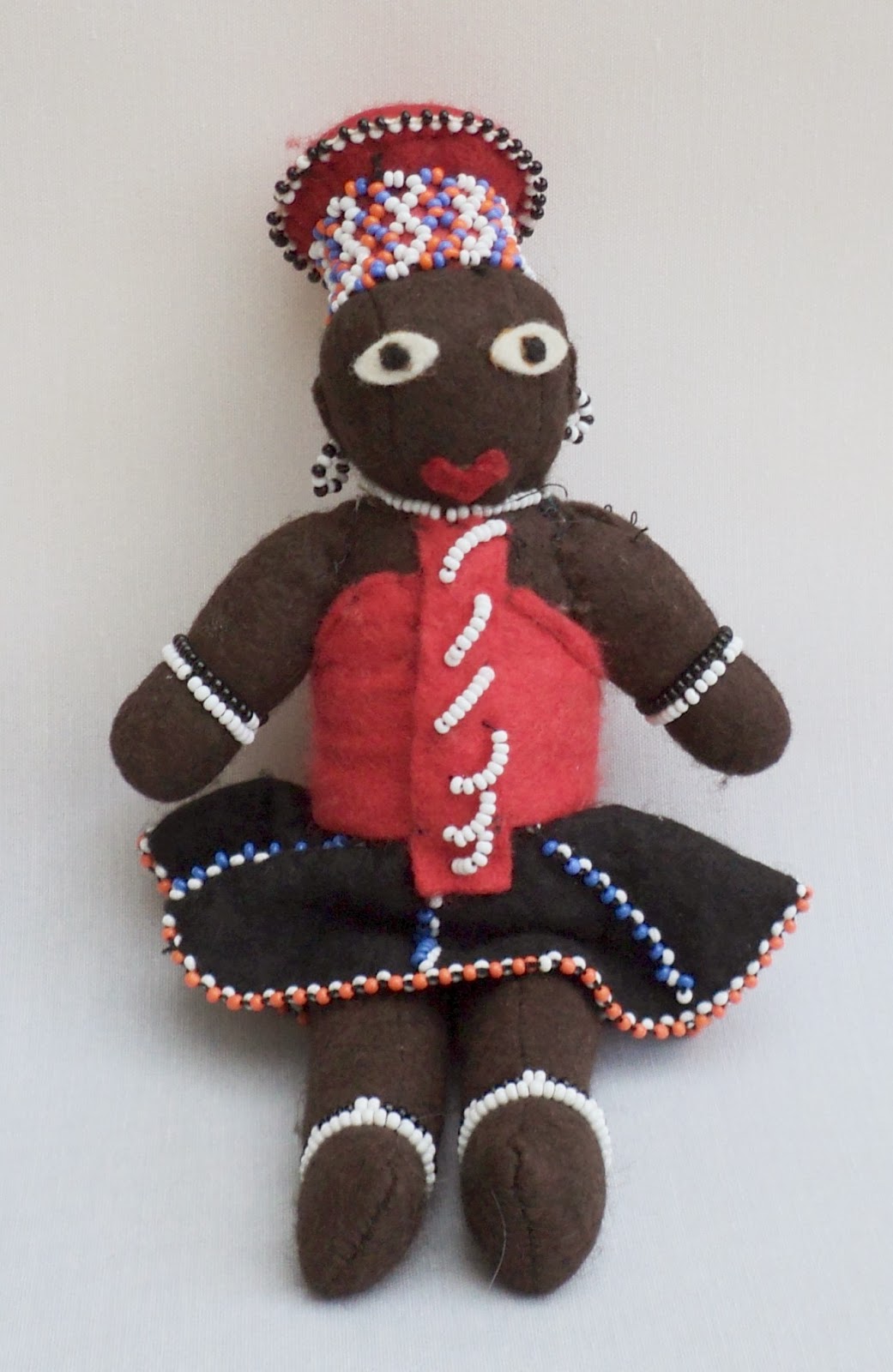 World Costume Dolls GROUP OF TRIBAL DOLLS FROM SOUTH AFRICA