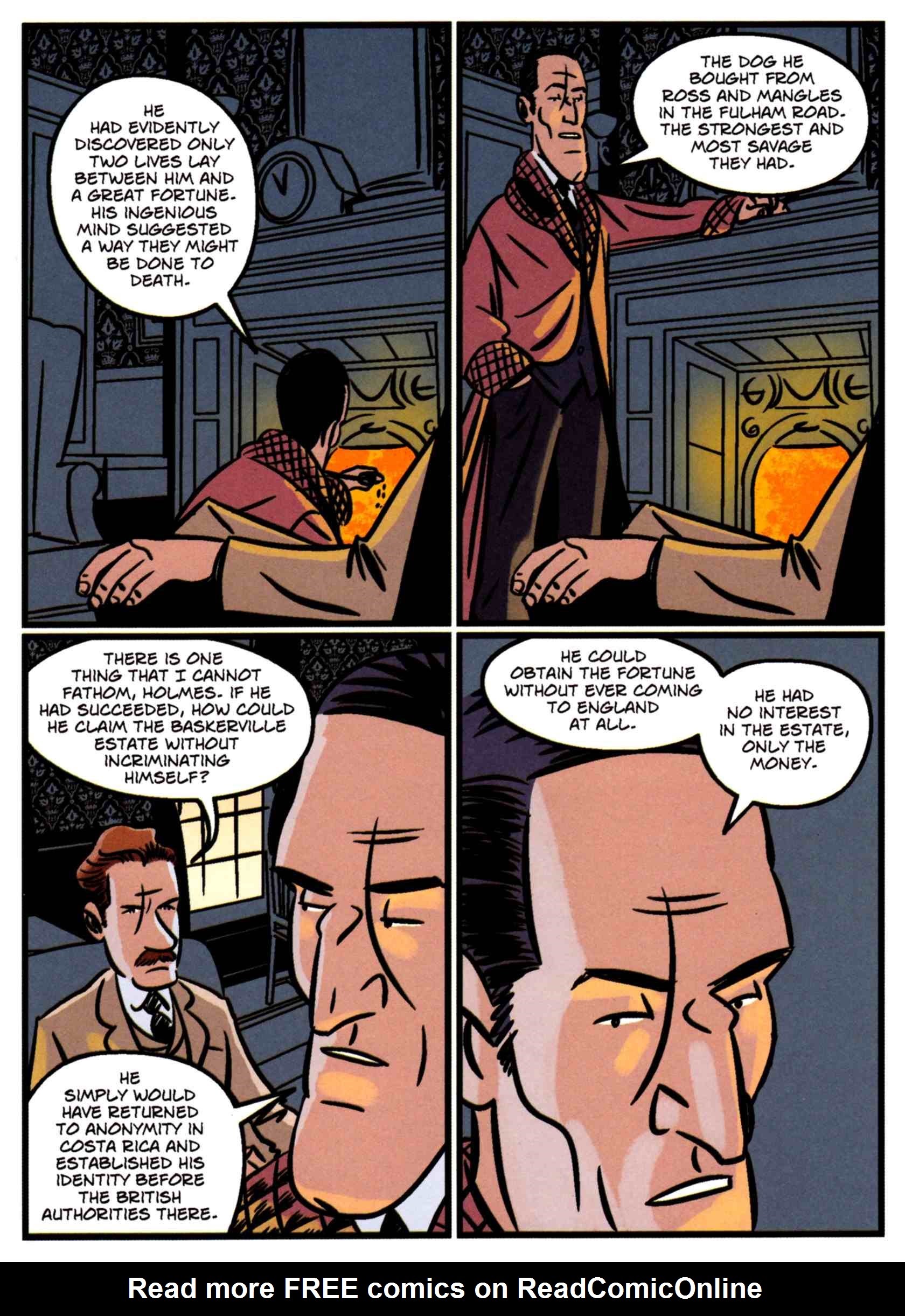 Read online The Hound of the Baskervilles (2009) comic -  Issue # TPB - 131