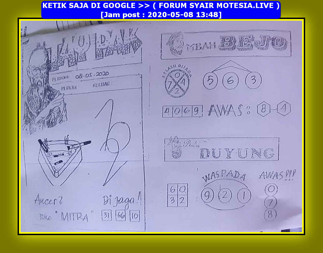 1 New Message Kode Syair Hongkong 8 Mei 2020 Forum Syair Togel Hongkong Singapura Sydney 1 New Message Kode Syair Hongkong 8 Mei 2020 Forum Syair Togel Hongkong Singapura Sydney