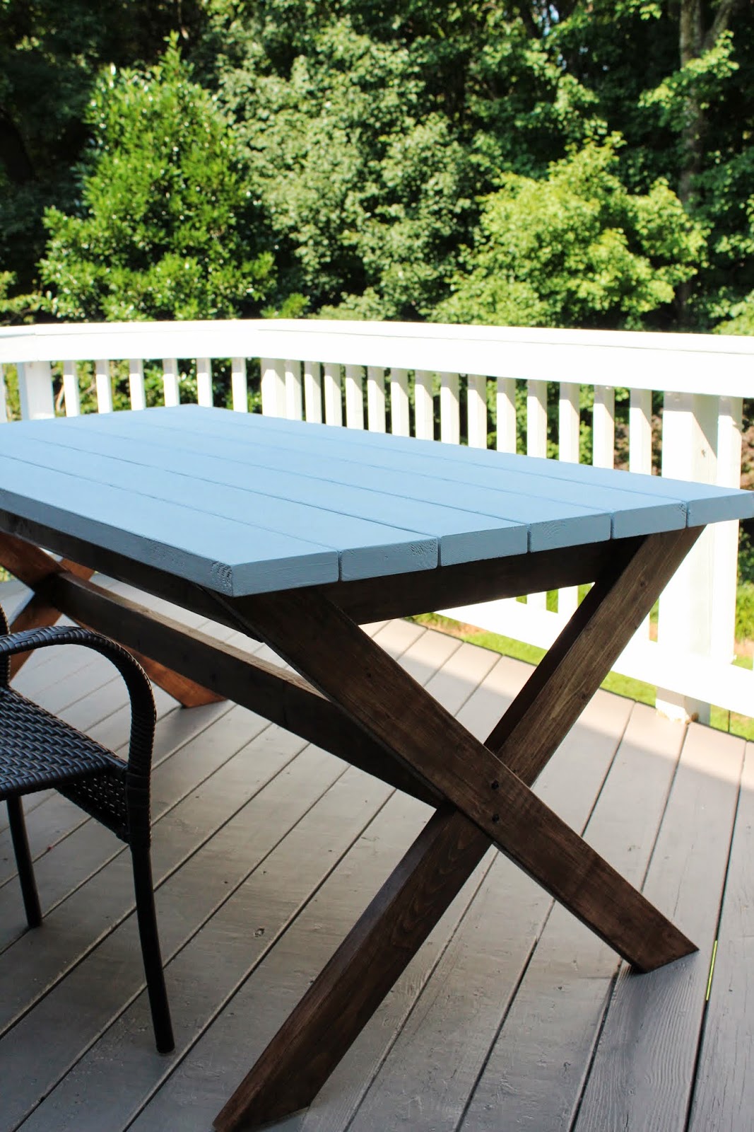 diy Design Fanatic Pottery Barn Inspired Picnic Table