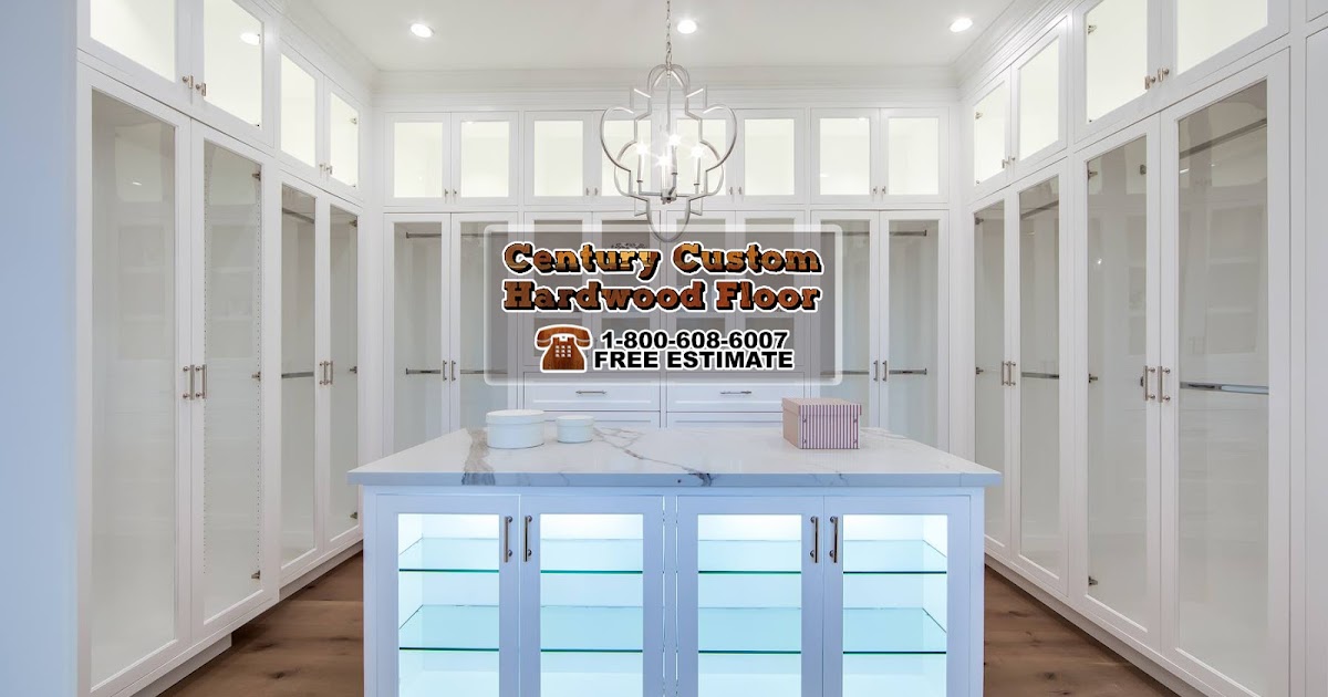 WalkinCloset Ideas by Century Custom Hardwood Floor!! Call 1800608