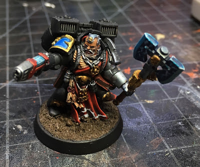 Deathwatch Librarian with Jump Pack WIP front