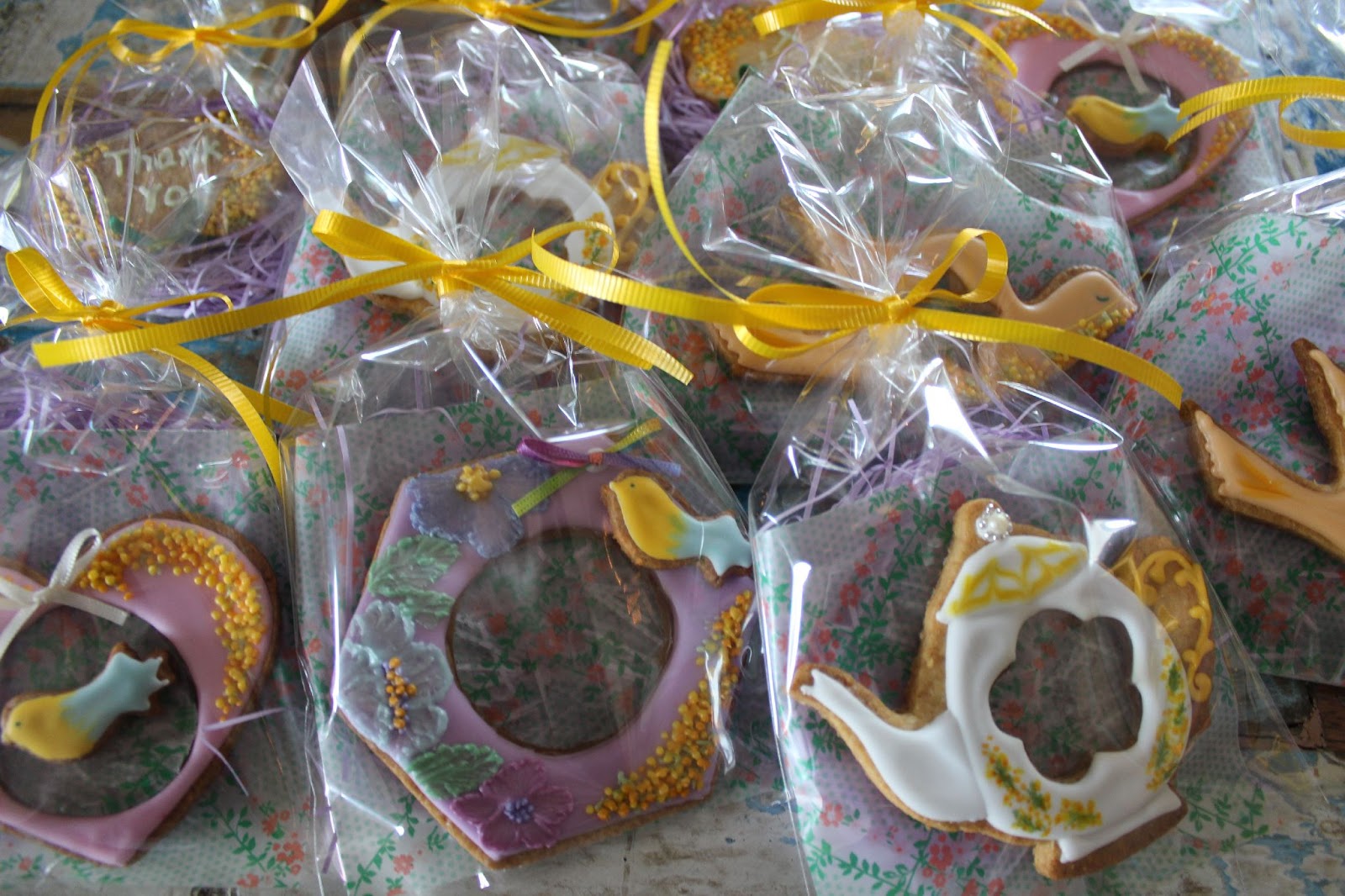 Red House Cookies アイシングクッキー教室 ミモザクッキー♪