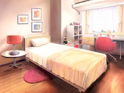 anime bedroom background landscape