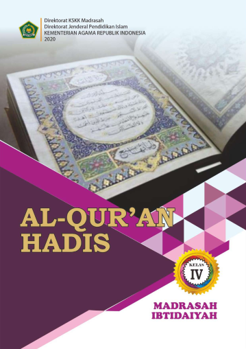 Buku Al Quran Hadis SD/MI Kelas 1 2 3 4 5 6 Kurikulum 2013 Versi Final 2020