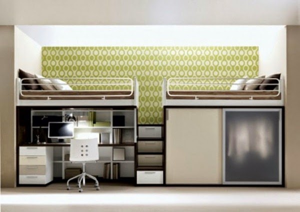 Small Bedroom set – optimum use of space