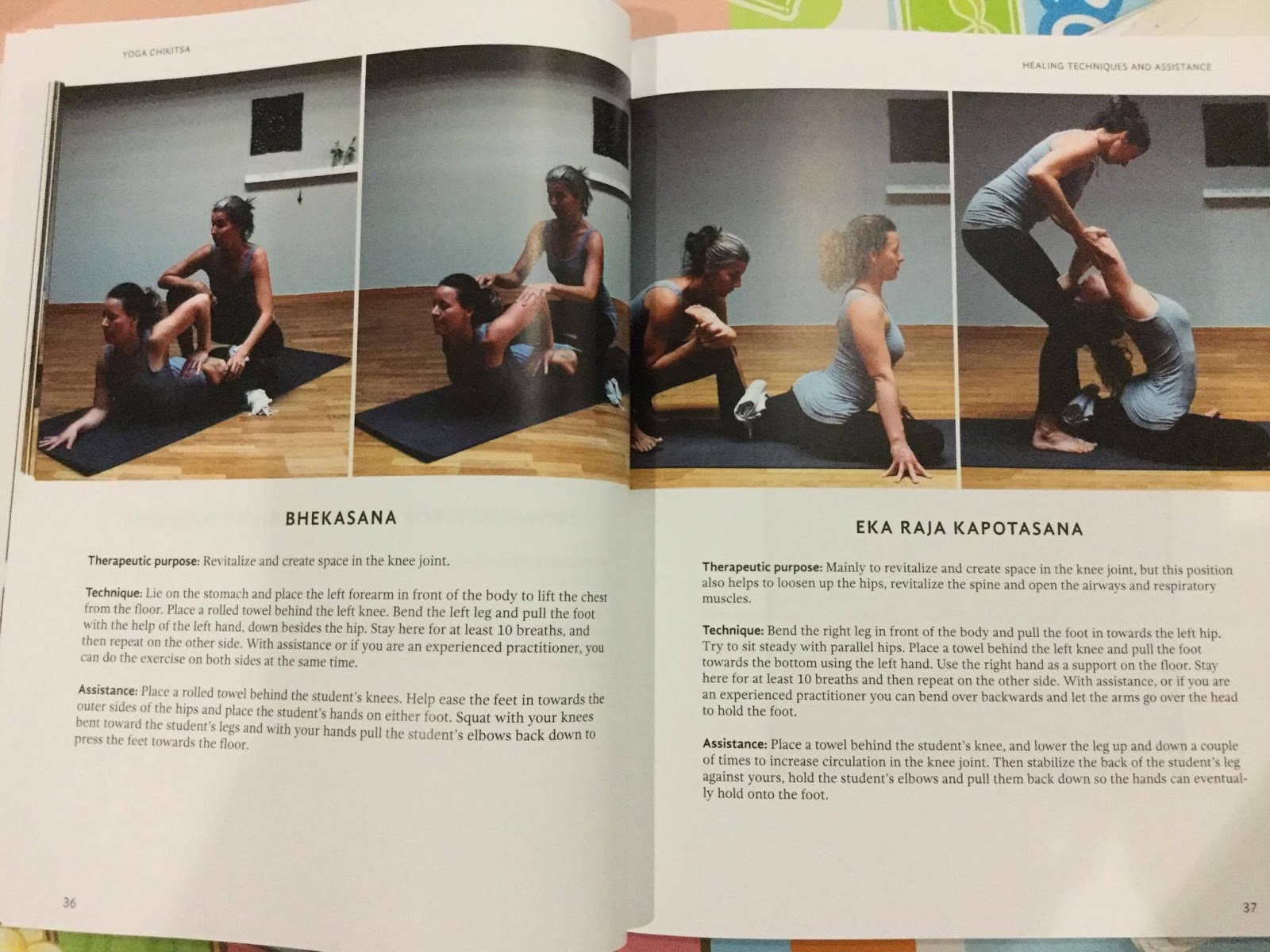 Yoga Chikitsa : Healing Techniques and assistance -Manju Jois