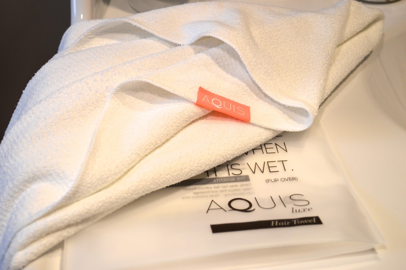 The Ashley Maria Blog Review Aquis Hair Towel