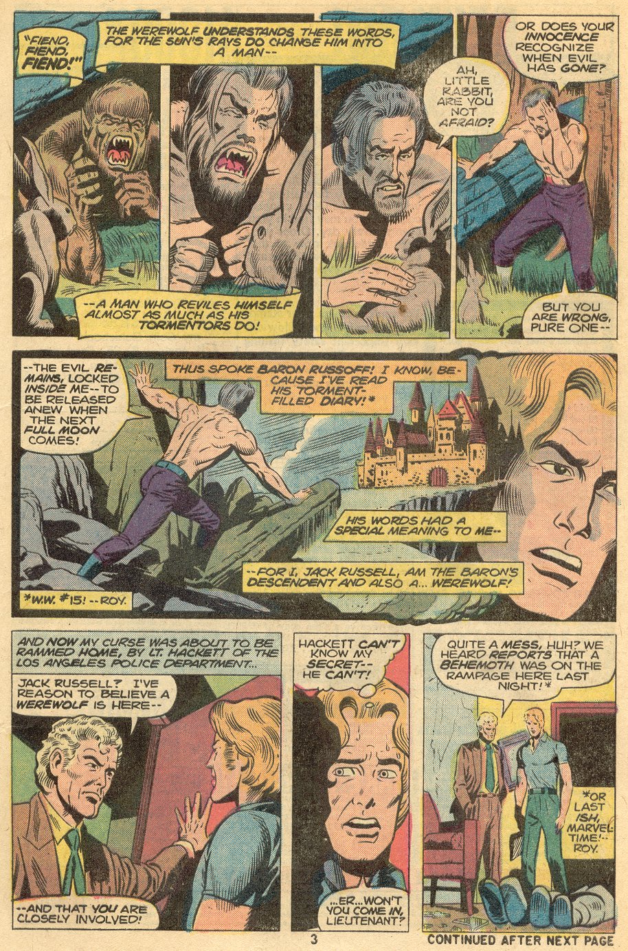 Read online Werewolf by Night (1972) comic -  Issue #18 - 4