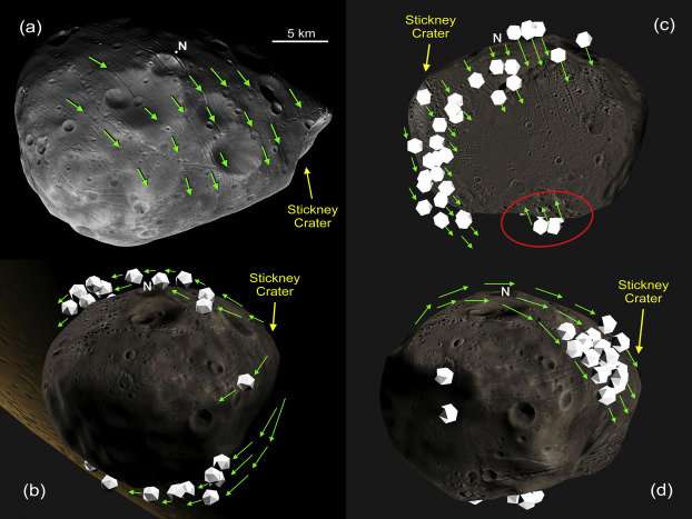 Study Suggests Mars Moon May Have Got Its Grooves From Rolling Stones Study Suggests Mars Moon May Have Got Its Grooves From Rolling Stones