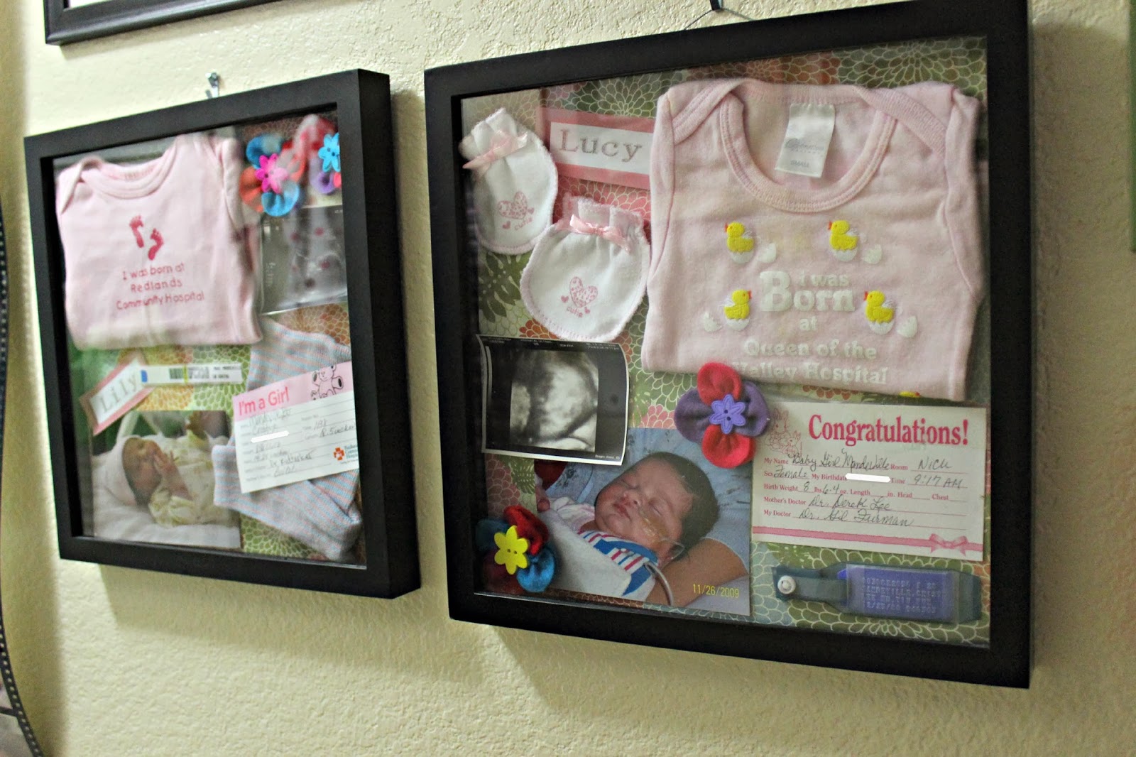 DIY Baby Memory Frame Box A Bountiful Love