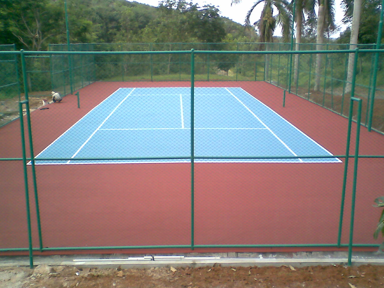  LAPANGAN  TENIS  gambar  proses pembuatan lapangan  tennis 