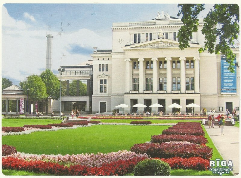 Cartes i postals d'arreu Òpera Nacional de Letònia