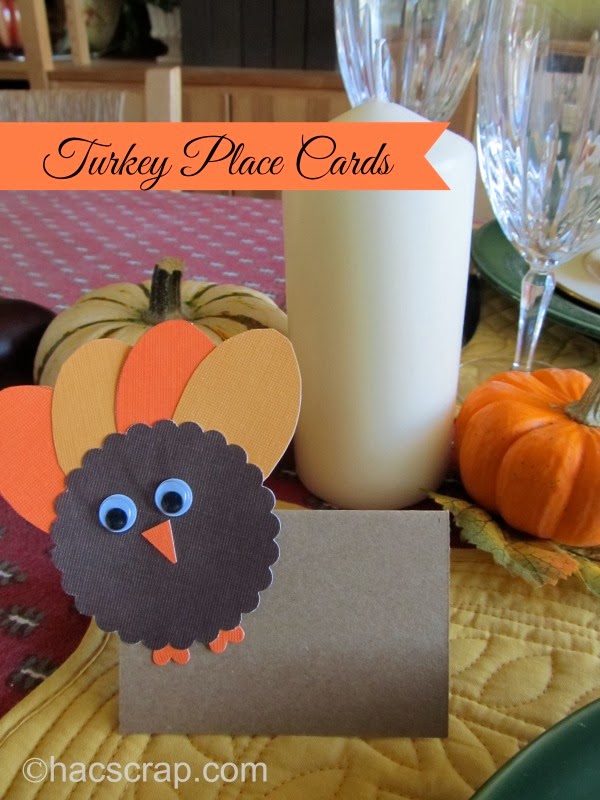 DIY Turkey Place Cards My Scraps