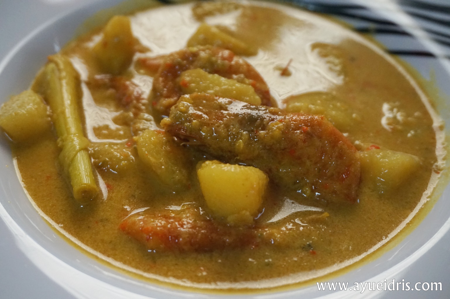 Resepi Udang Masak Lemak Mudah Sedap Ayue Idris