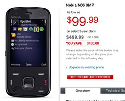 Nokia N86 8MP debuts on Rogers