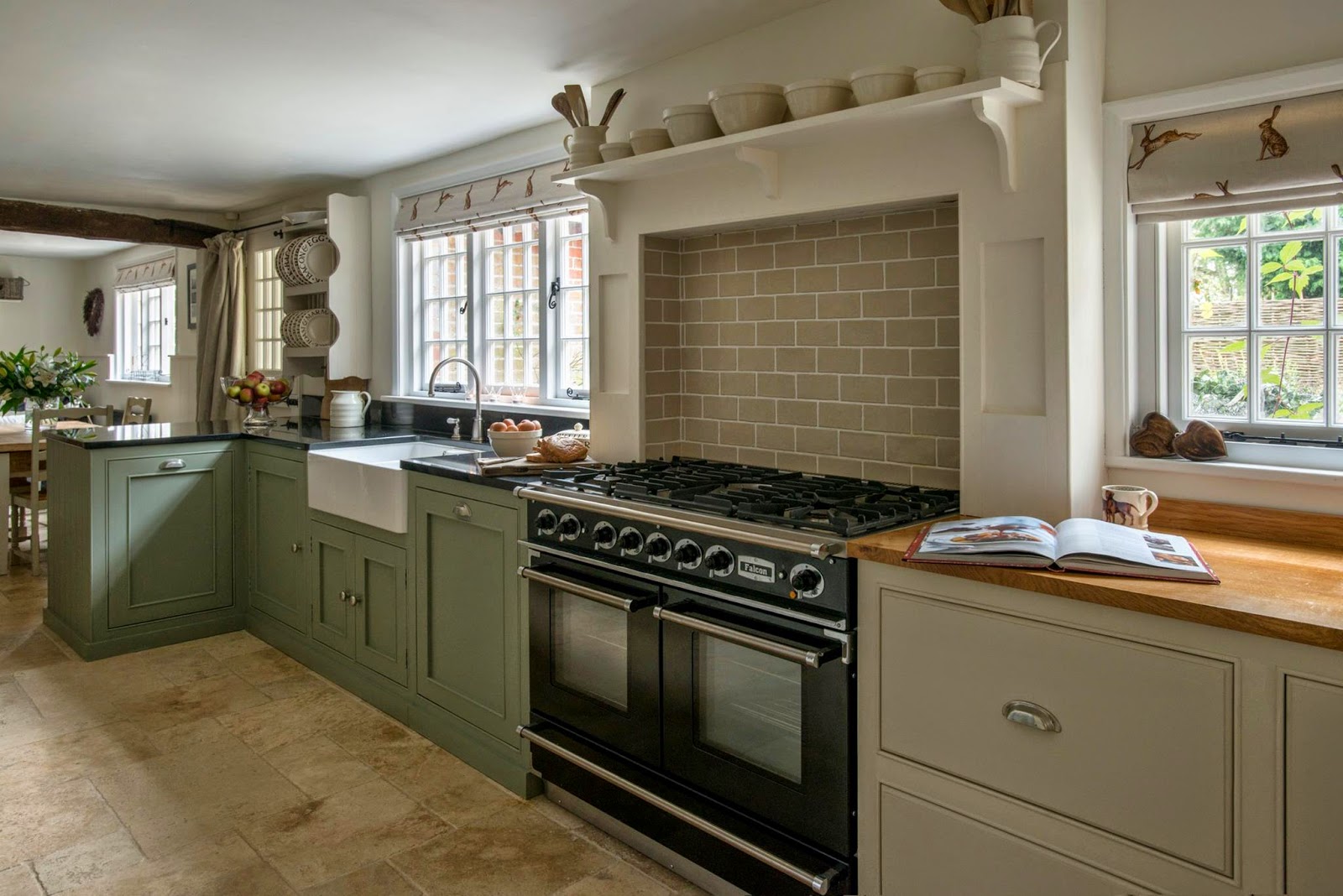 Modern Country Style: Modern Country Kitchen and Colour Scheme