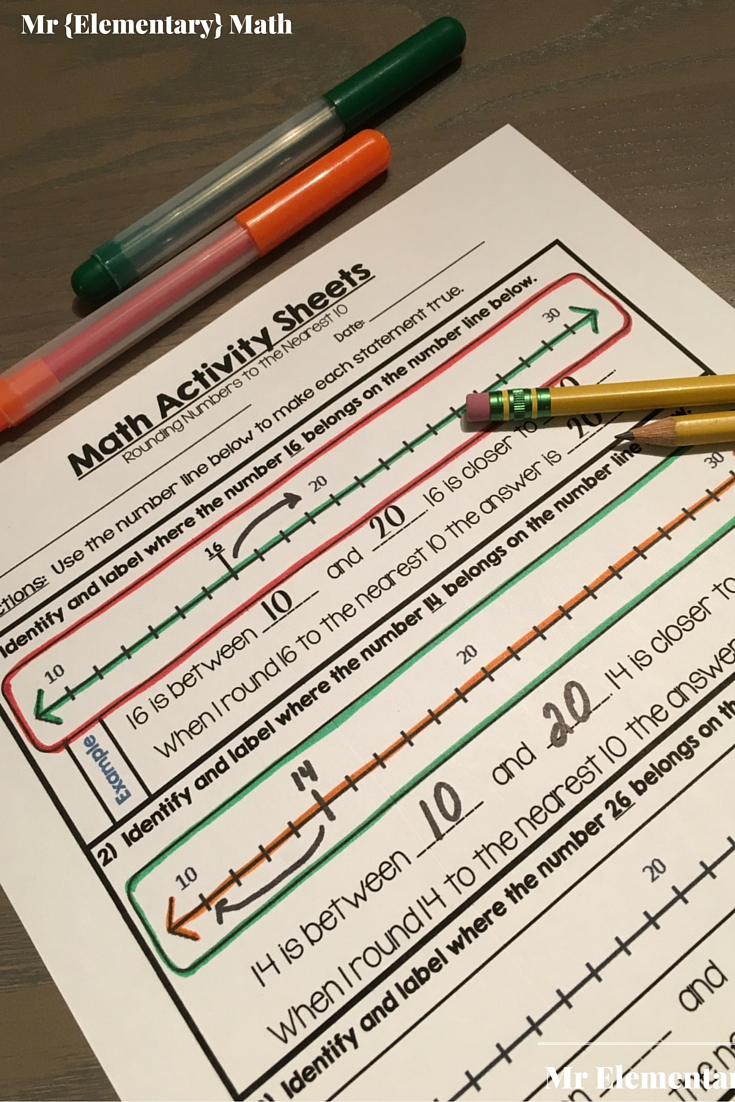 Mr Elementary Math: Rounding 101 - Number Lines, Games and More