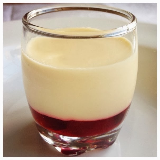 The Game Bird Food Chronicles Clementine Posset with Cranberry Compote