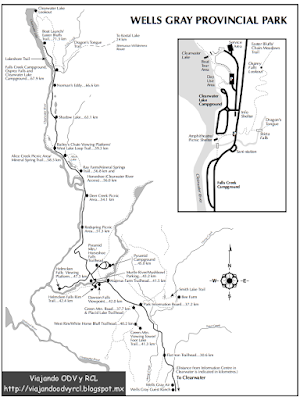 Wells Gray Provincial Park. Canada. Viajando ODV y RCL  http://viajandoodvyrcl.blogspot.mx