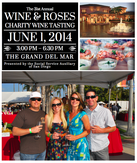 SanDiegoVille Wine & Roses Charity Wine Tasting Features Top San Diego