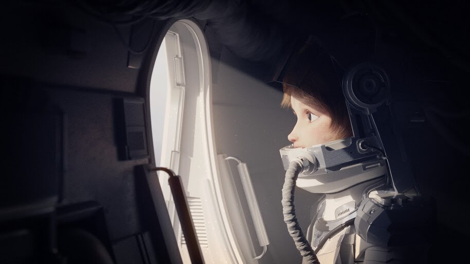 Astronaut, Girl, Digital Art, 4K, #4.618