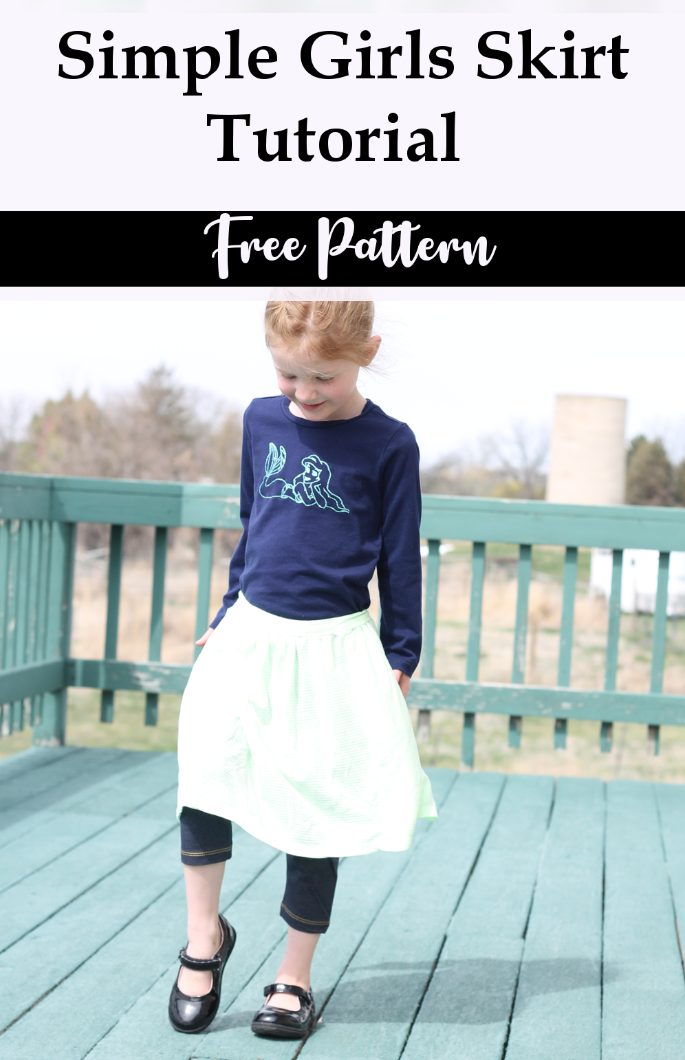 simple girl skirt pattern free
