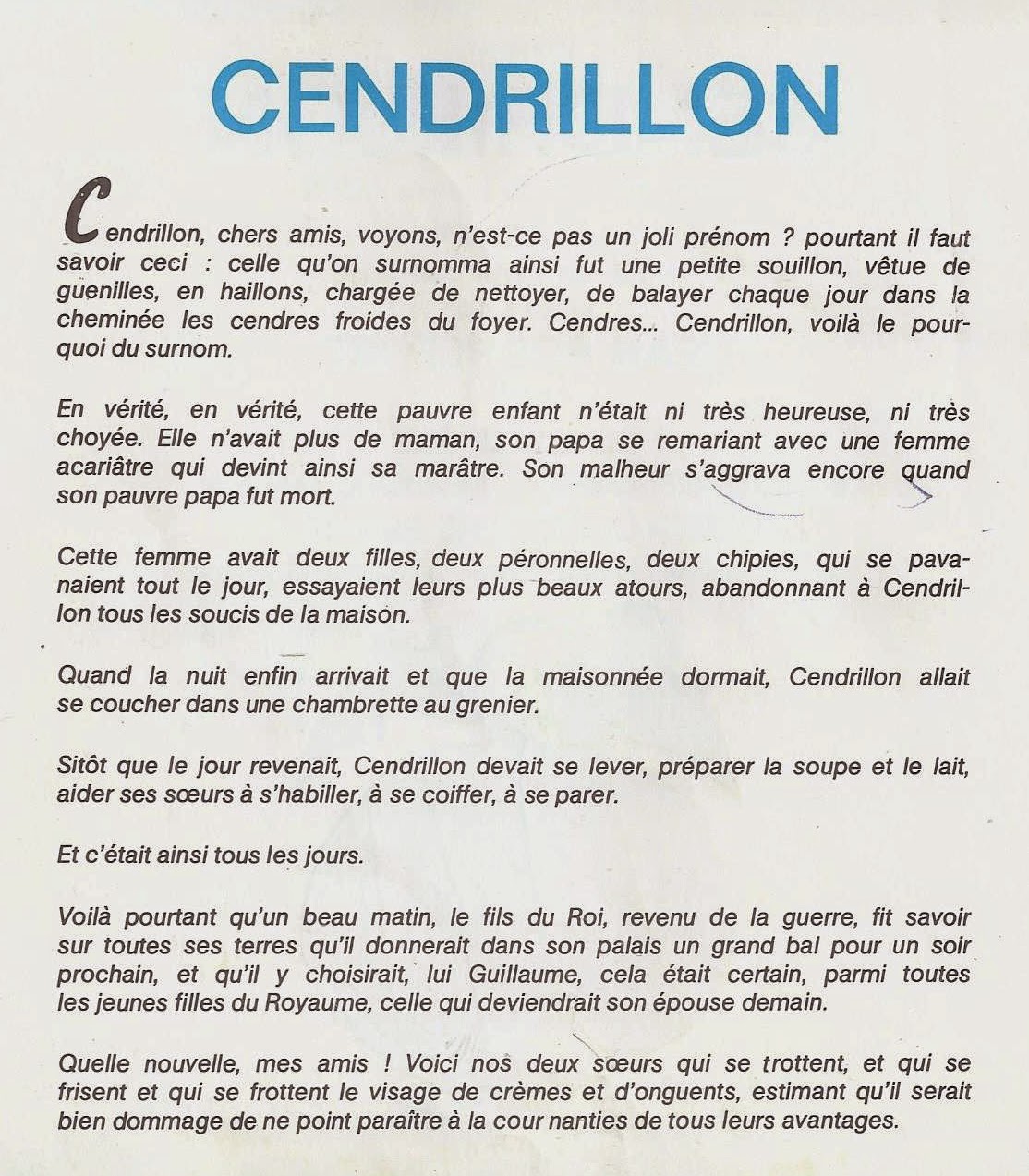 cole r f rences Cendrillon - Cendrillon0003 