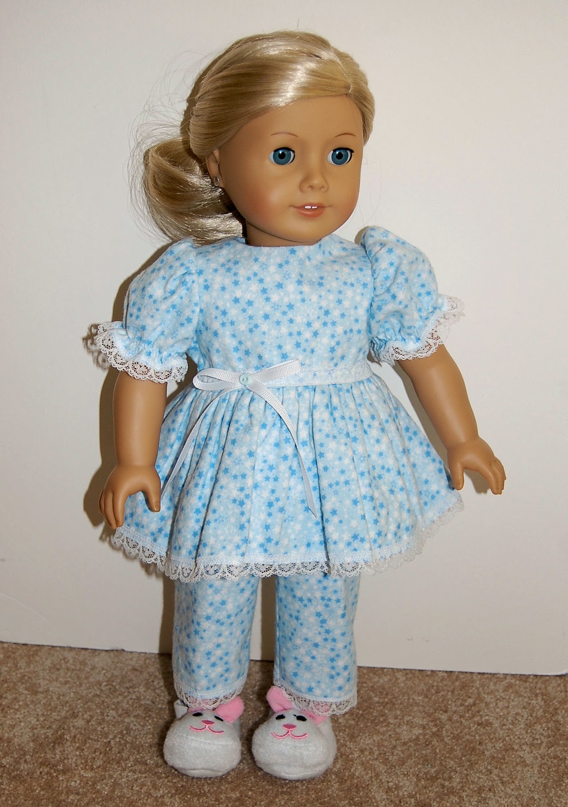 Sewing for American Girl Dolls: Baby Doll Pajamas