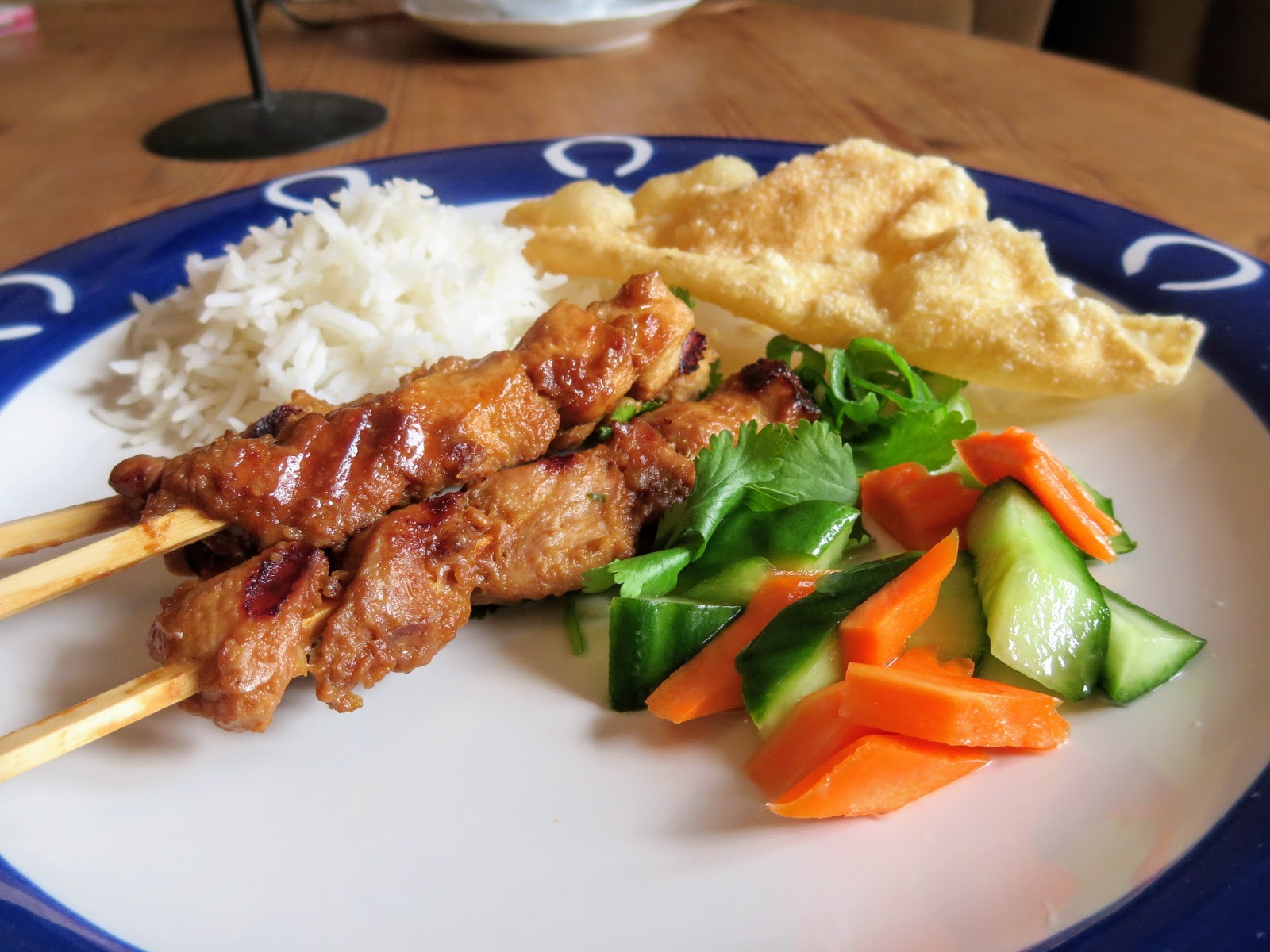 Sate Ayam, Indonesische Hähnchenspieße vom Grill