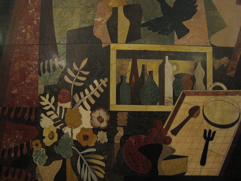 Art With Your Food In Rome Caffe Palombini In Eur Rome The Second Time