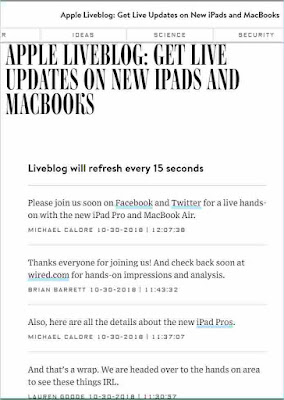 what is live blog?