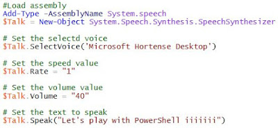 PowerShell Fun: Talk with PowerShell tool | Syst & Deploy