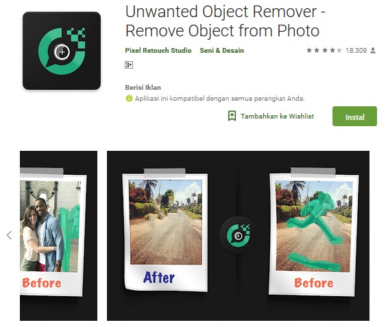  Aplikasi Menghapus Objek Foto Terbaik di Android