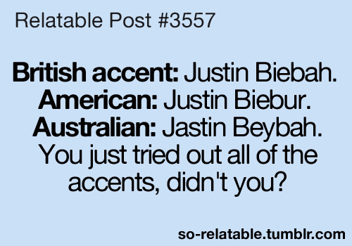 Belajar english british accent