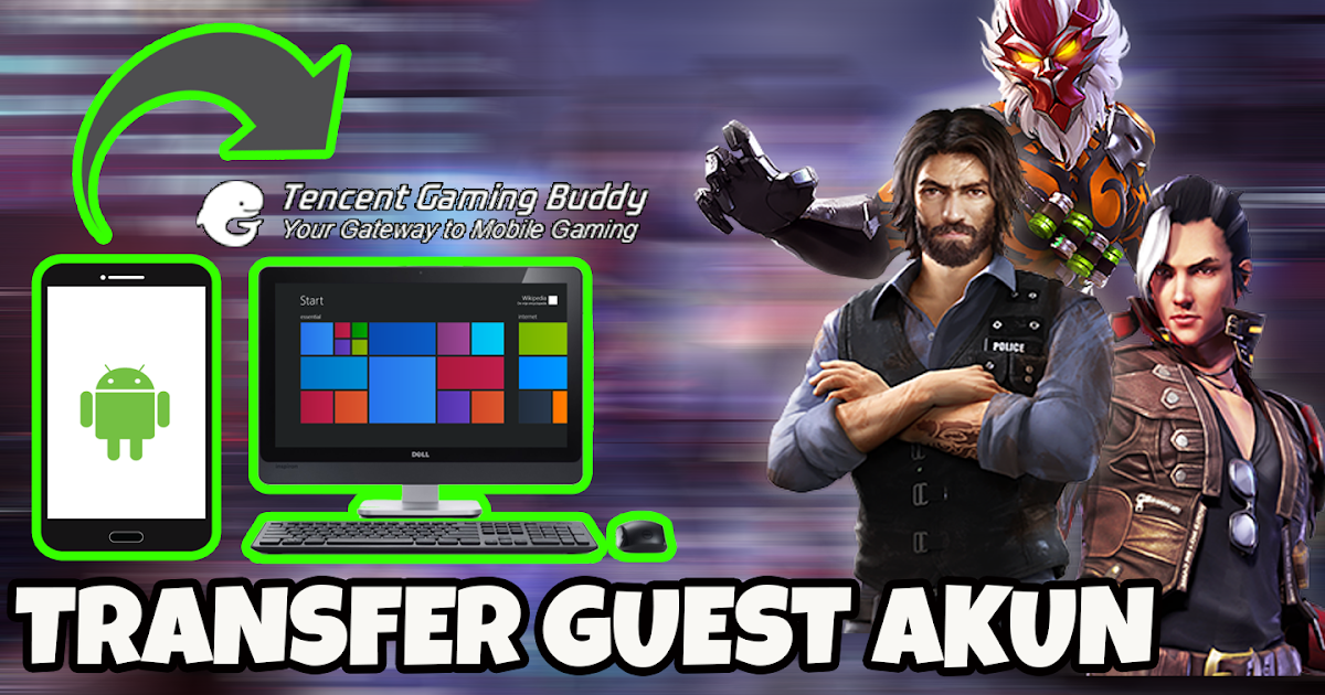 Cara Transfer Akun Guest Ff Hp Android Ke Emulator Tgb