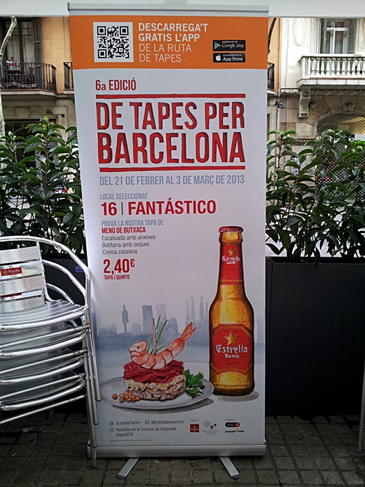 Cuina Cinc 6 ª Edició de Tapes per Barcelona. FANTASTICO